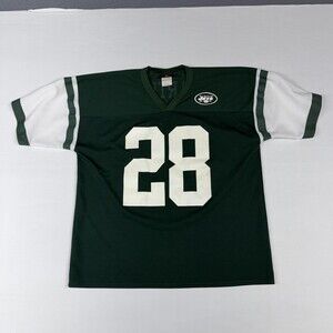 Vintage New York Jets Jersey Mens XL NFL Football Logo Athletic Curtis Martin 28
